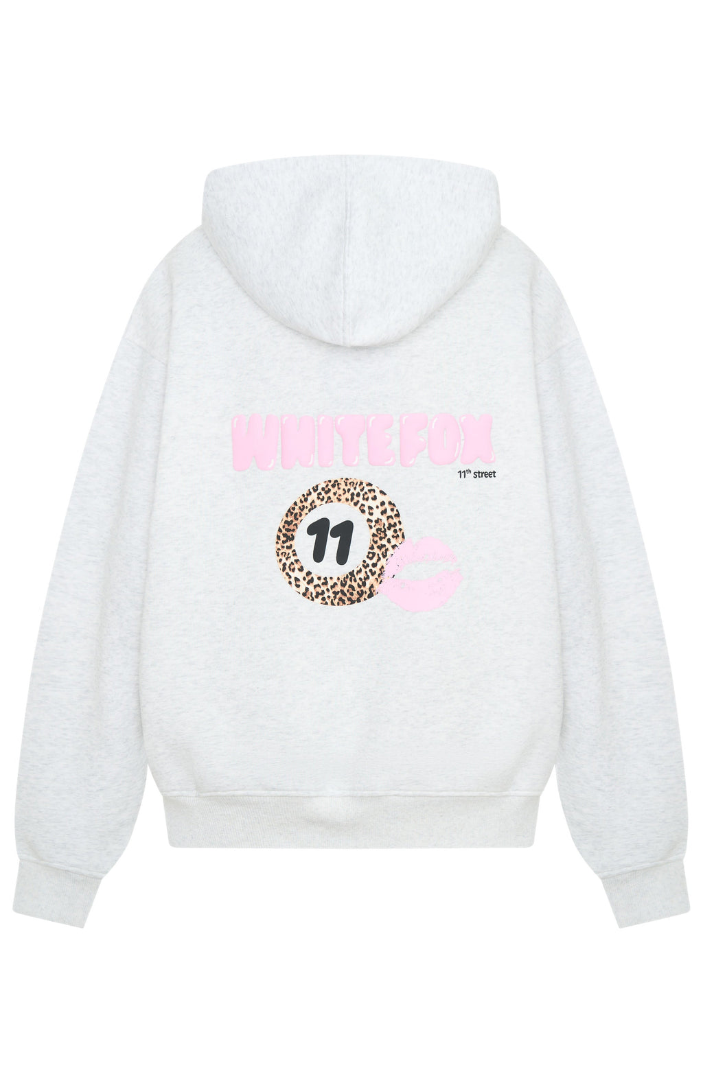 11th Street She's So Lucky Oversized Hoodie Leopard Splice