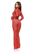 BLARE TRACKPANT - RED POLKA DOT