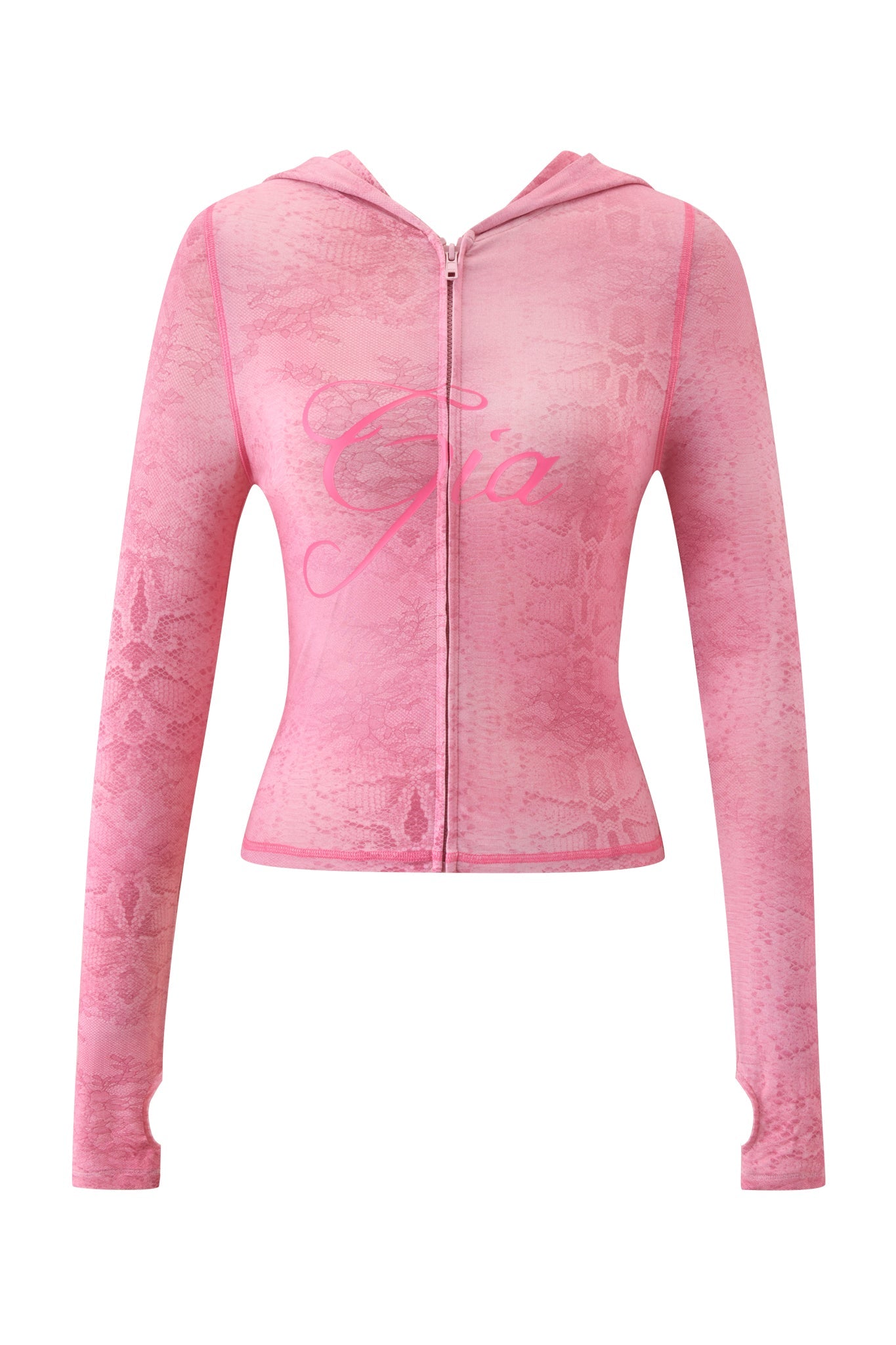 BLARE HOODIE - LIGHT PINK SERPENTINE