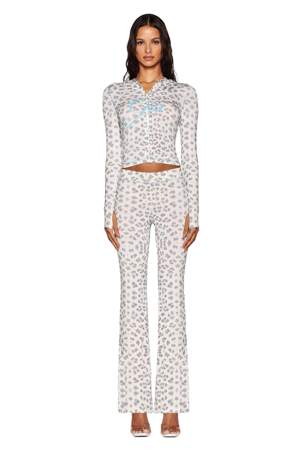 BLARE HOODIE - SNOW LEOPARD : WINTER WILD CARD