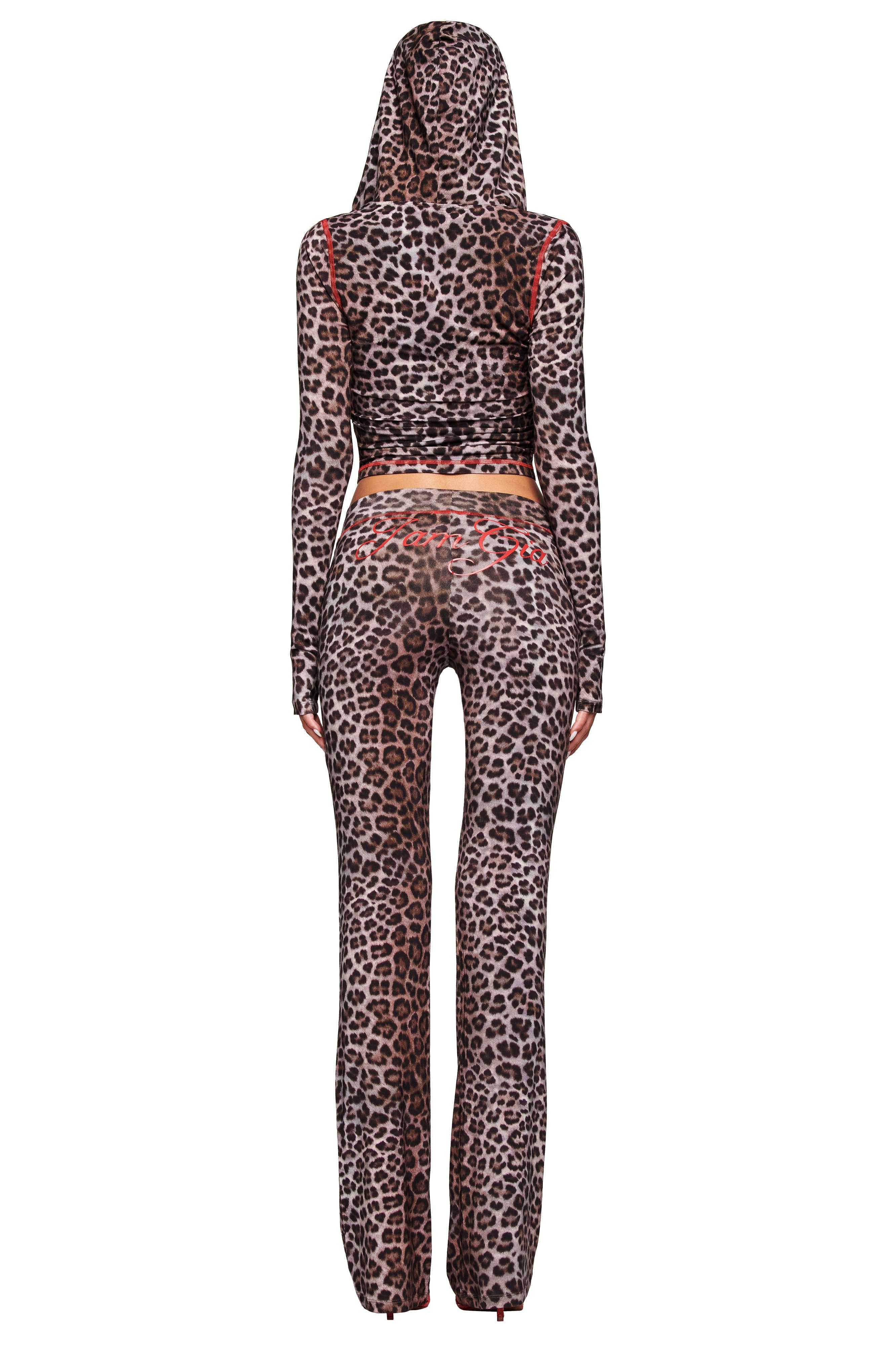BLARE HOODIE - DARK LEOPARD