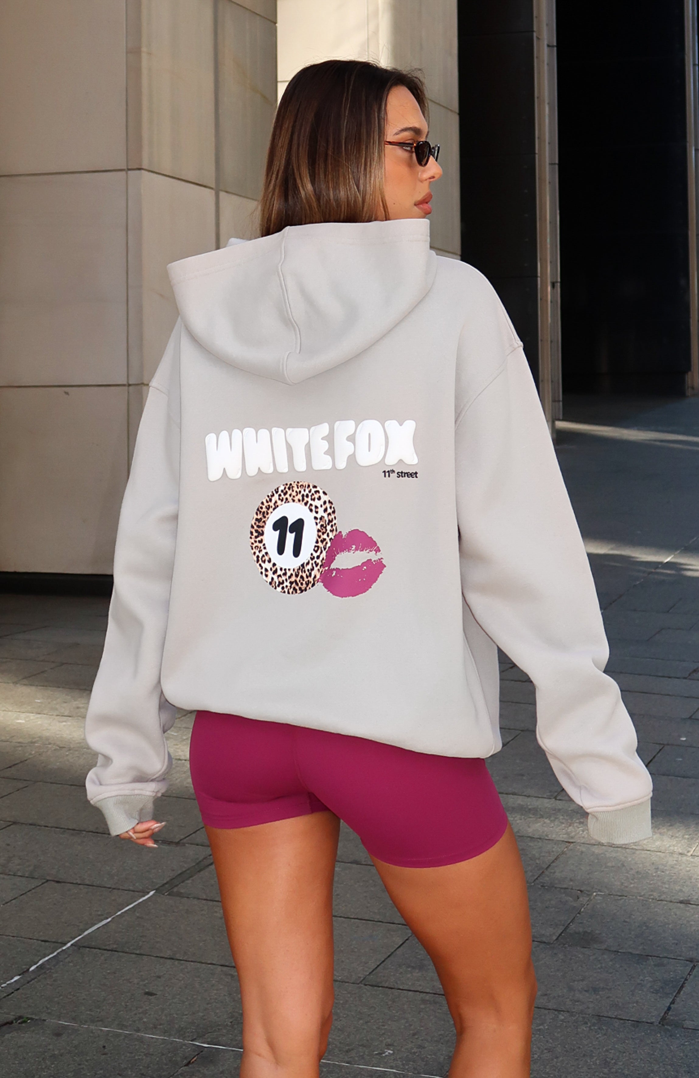 11th Street She's So Lucky Oversized Hoodie Moon Kiss